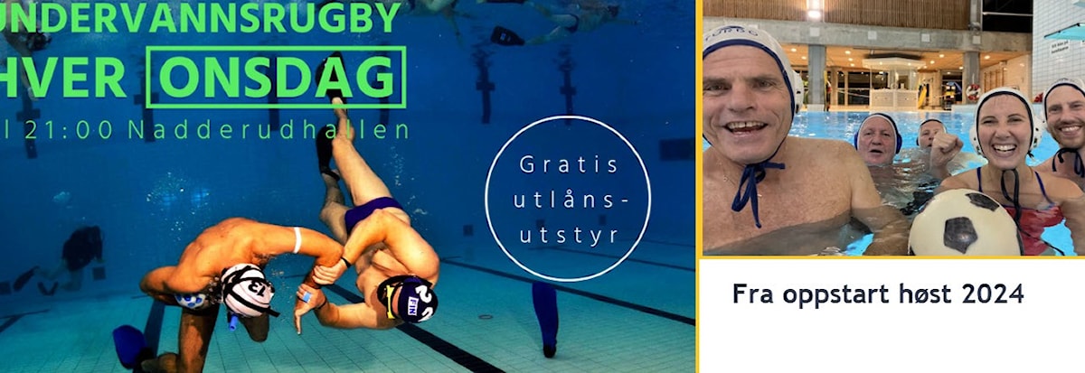 Undervannsrugby onsdagstrening